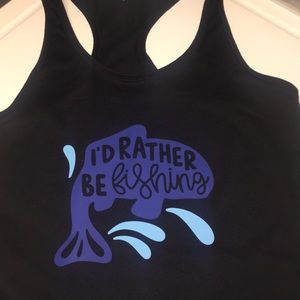 Fishing tank top